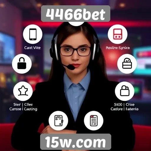 Opções de suporte ao cliente no 4466bet