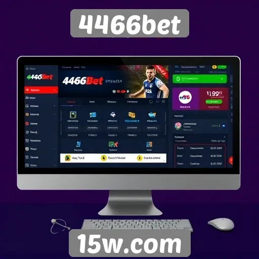 Interface do usuário do site 4466bet em foco